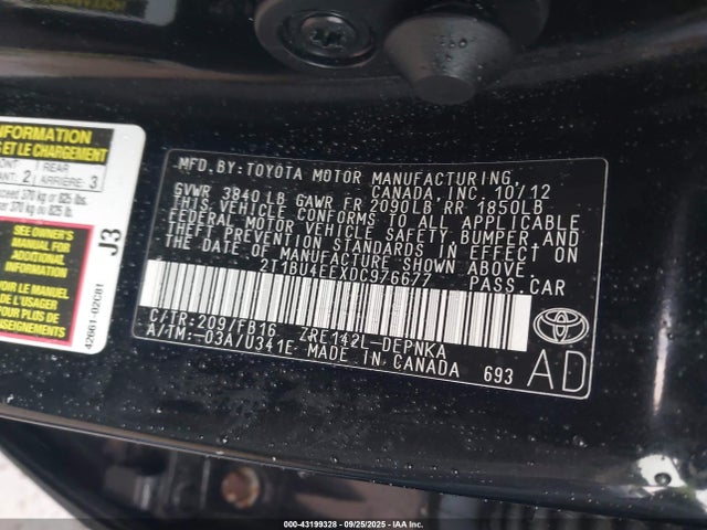 Toyota Corolla Le
