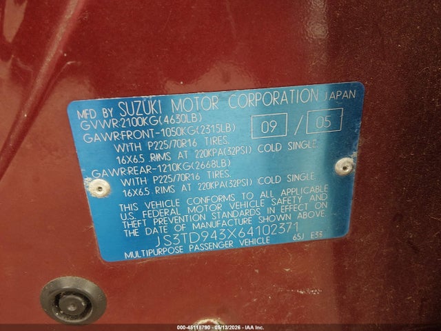 Suzuki Grand Vitara Premium