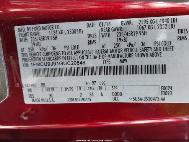 Ford Escape Titanium
