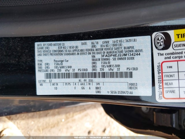 Ford Fiesta Se