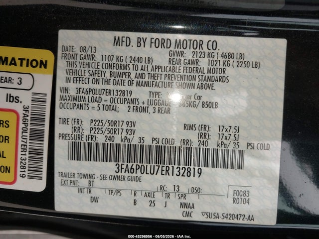 Ford Fusion Se