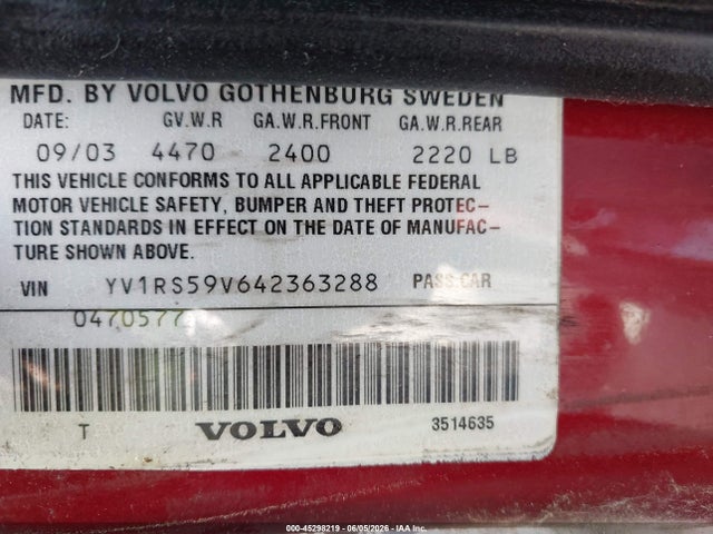 Volvo S60 2.5t