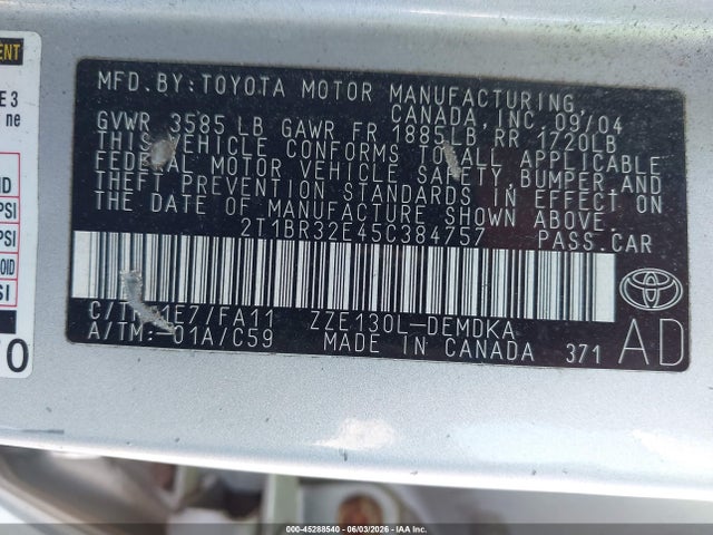 Toyota Corolla Ce