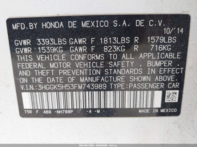 Honda Fit Lx