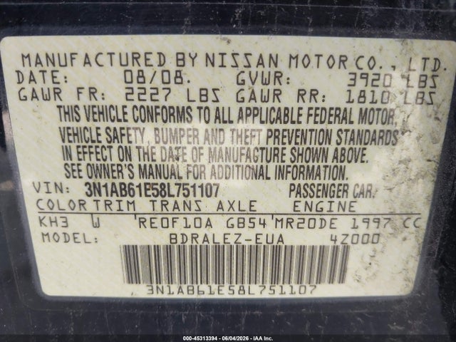 Nissan Sentra 2.0s