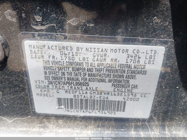 Nissan Versa 1.6 Sv