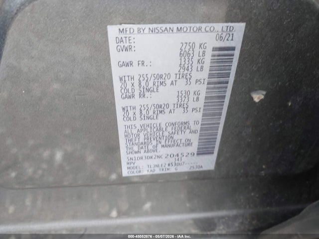 Nissan Pathfinder Platinum 4wd
