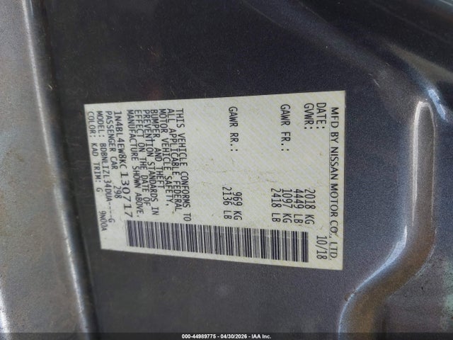 Nissan Altima 2.5 Sl