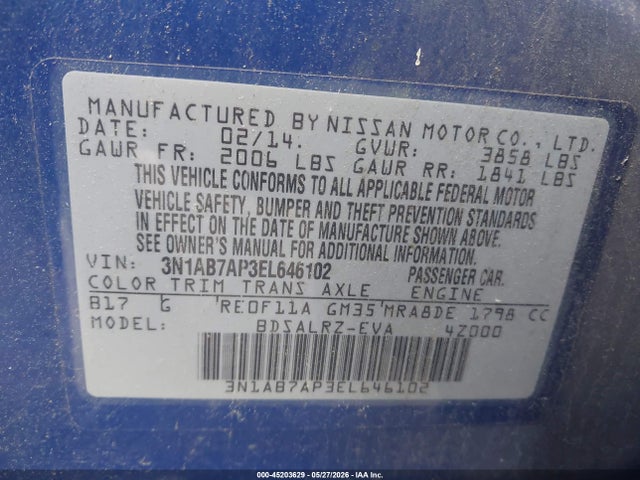 Nissan Sentra Sr