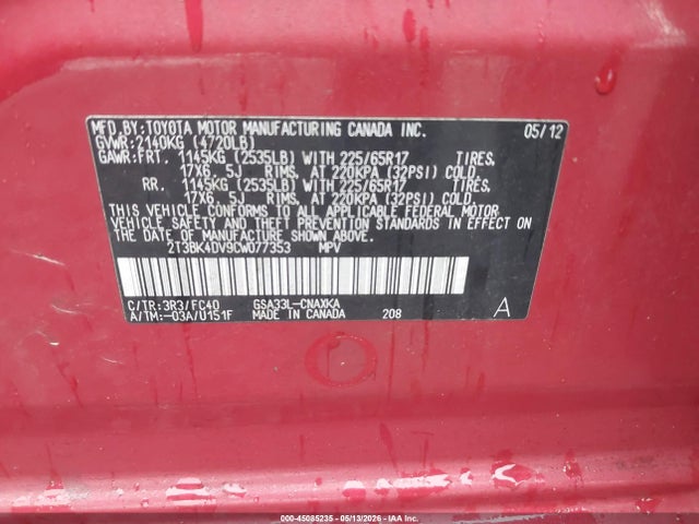 Toyota RAV4 Base V6