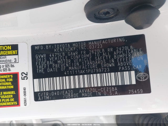 Toyota Camry Se