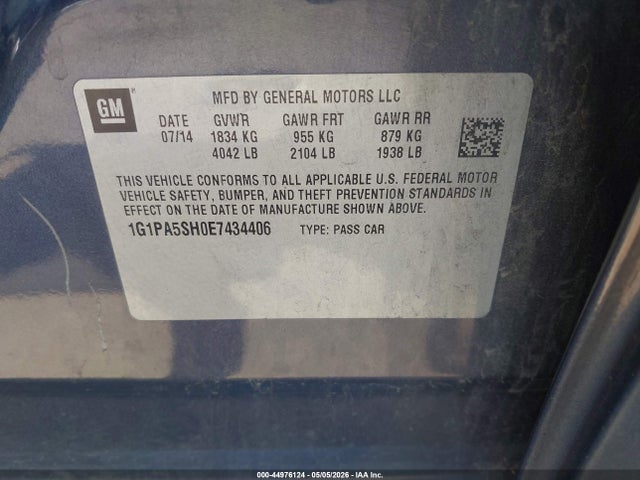 Chevrolet Cruze Ls Auto