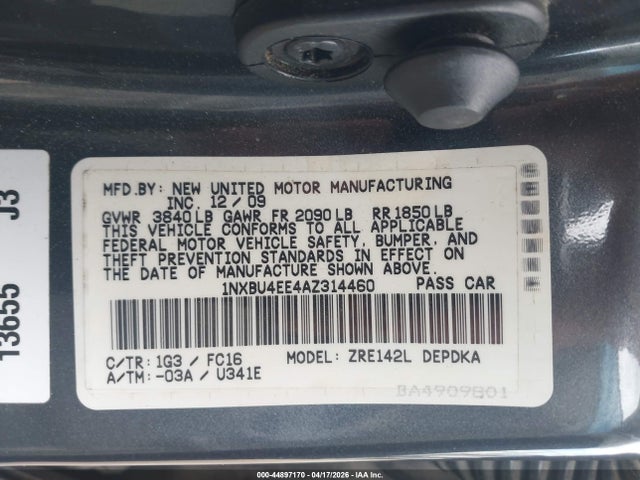 Toyota Corolla Le
