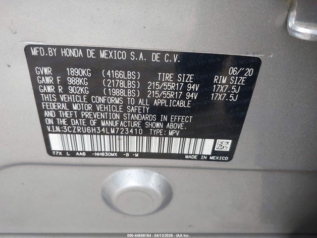 Honda HR-V Awd Lx