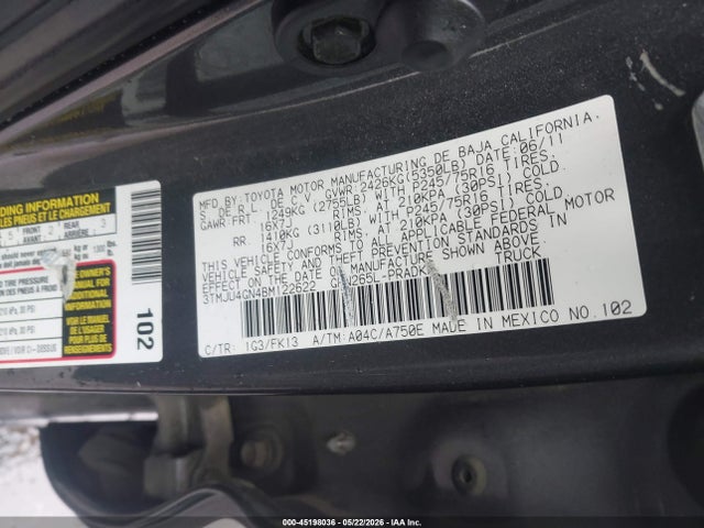 Toyota Tacoma Prerunner V6
