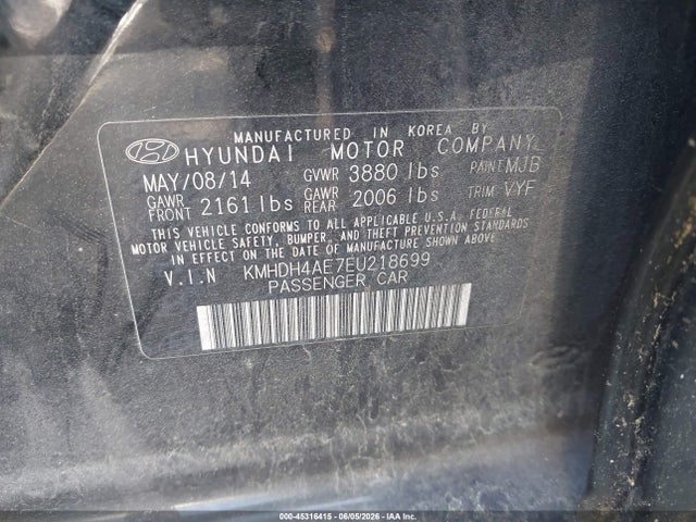 Hyundai ELANTRA Se