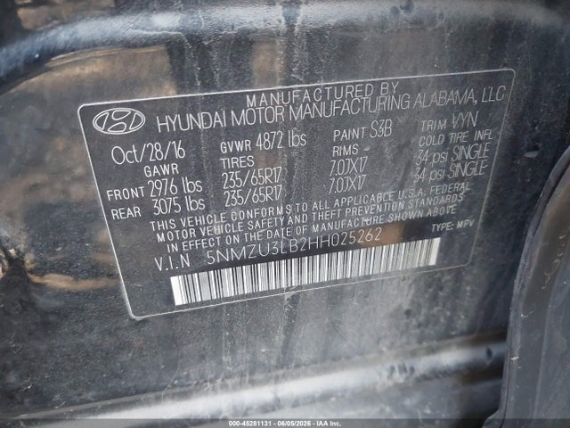 Hyundai SANTA FE 2.4l