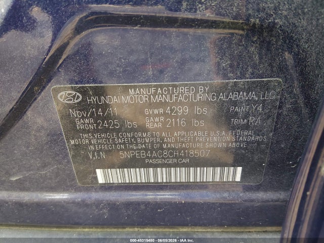 Hyundai SONATA Gls