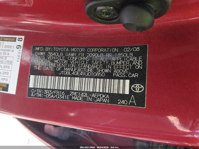 Toyota Corolla Le