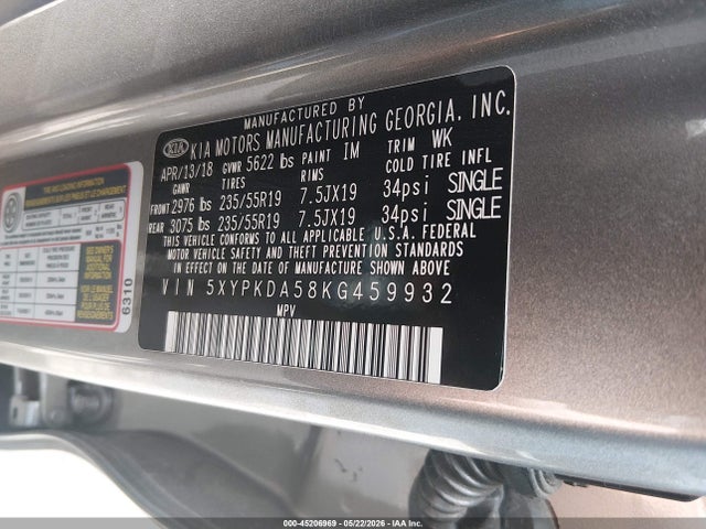 Kia Sorento 3.3l Sxl
