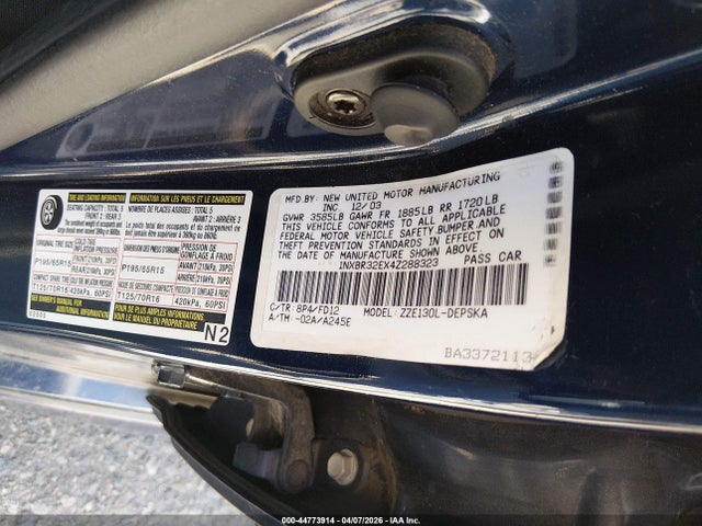 Toyota Corolla S