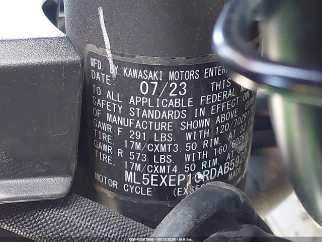 Kawasaki Ex650 P