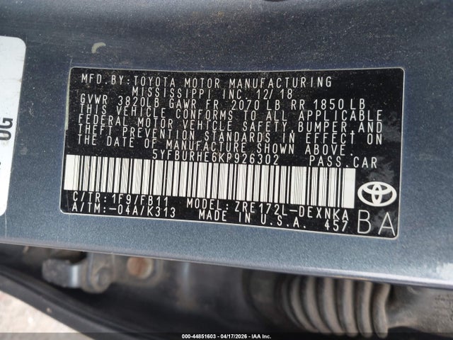 Toyota Corolla Le