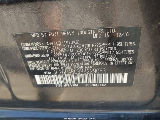 Subaru Crosstrek 2.0i Premium