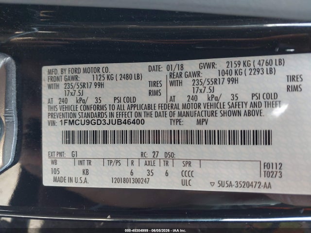 Ford Escape Se