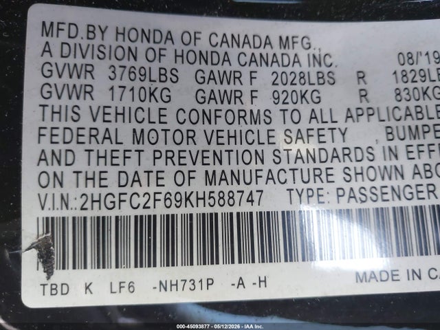 Honda Civic Lx
