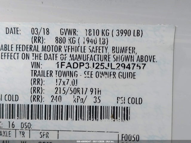 Ford Focus Titanium