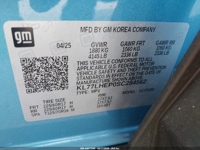 Chevrolet Trax Fwd Lt