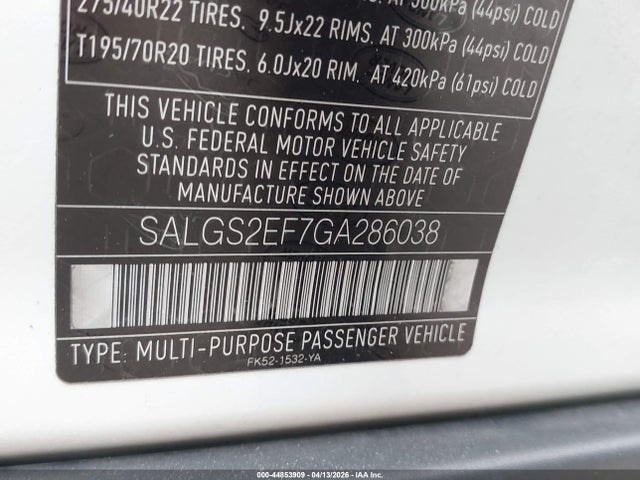 Land Rover Range Rover 5.0l V8 Supercharged