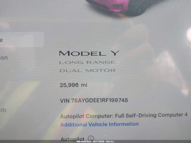Tesla Model Y Long Range Dual Motor All-wheel Drive