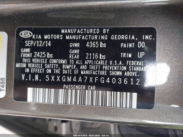 Kia Optima Lx