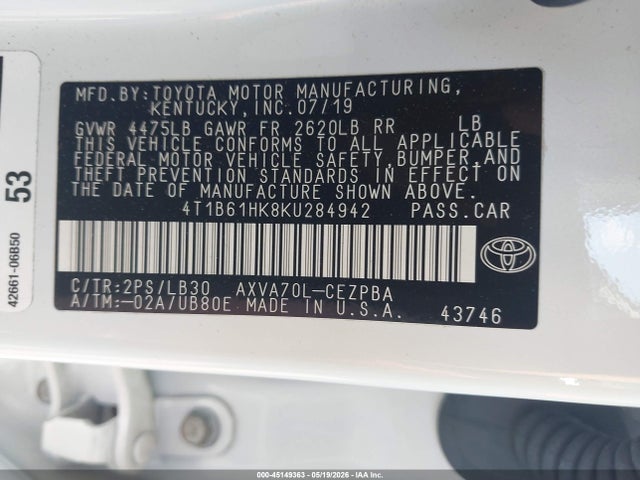 Toyota Camry Xse