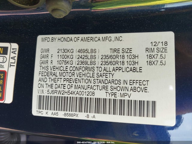 Honda CR-V Ex