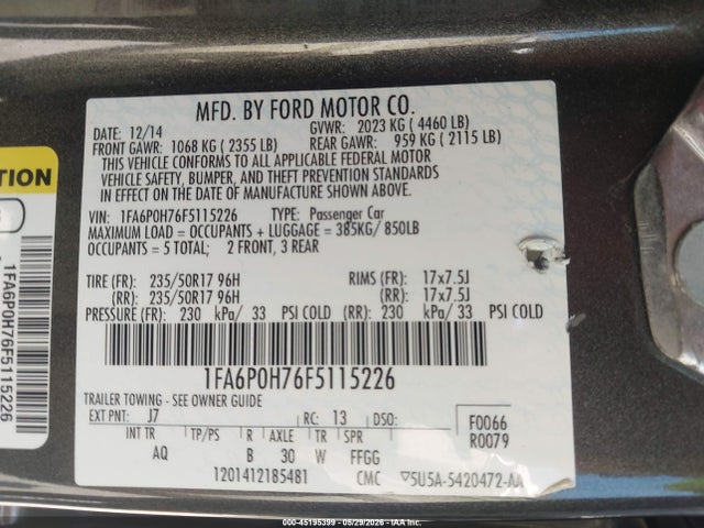 Ford Fusion Se