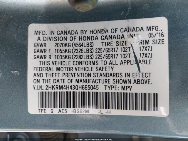 Honda CR-V Se
