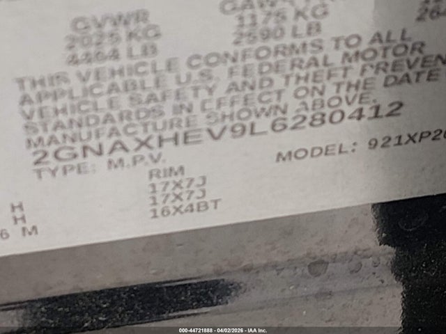 Chevrolet Equinox Fwd Ls