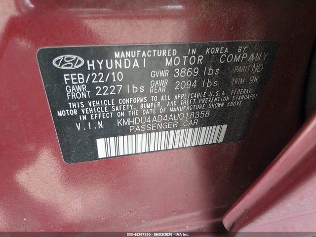 Hyundai ELANTRA Gls