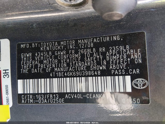 Toyota Camry Le