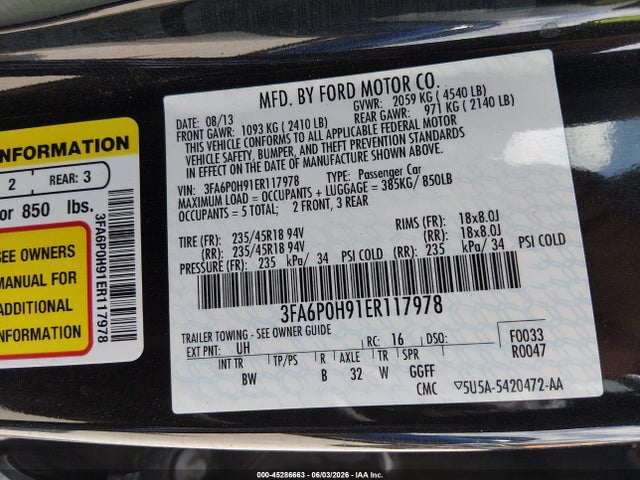 Ford Fusion Se
