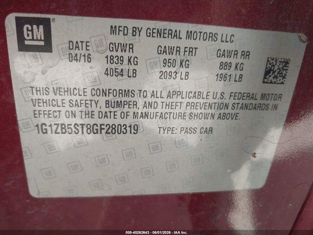 Chevrolet Malibu Ls