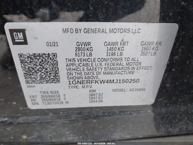 Chevrolet Traverse Fwd Ls