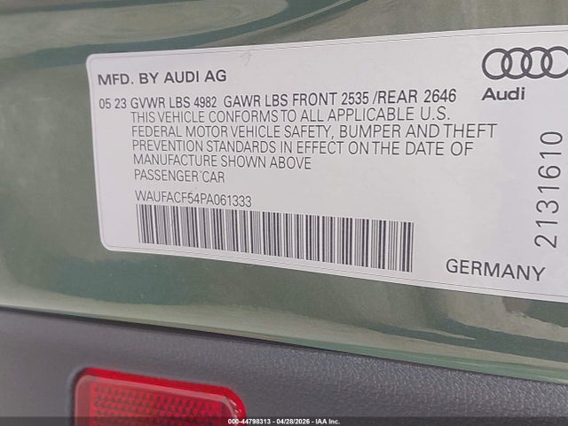 Audi A5 Premium Plus 45 Tfsi S Line Quattro S Tronic