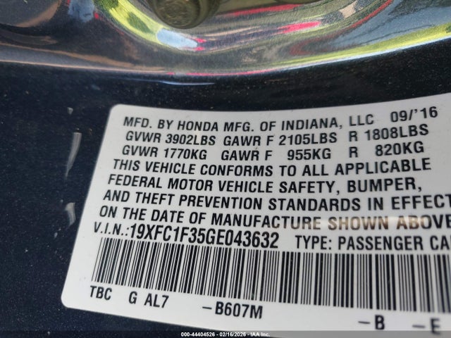 Honda Civic Ex-t