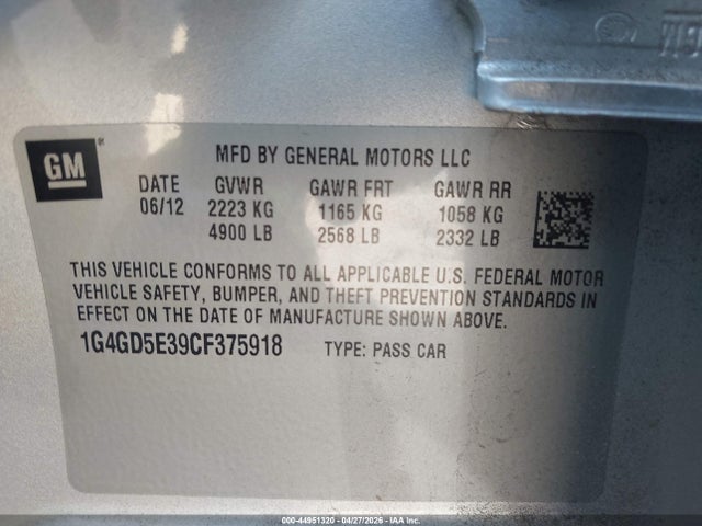 Buick LaCrosse Premium 1 Group