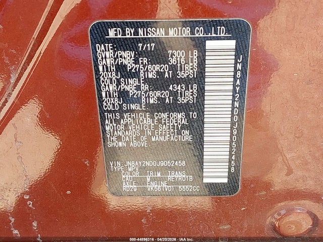 Nissan Armada Sl