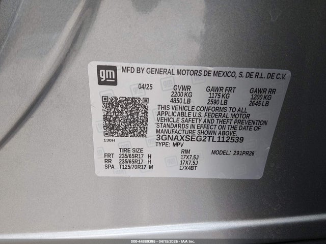 Chevrolet Equinox Awd Activ